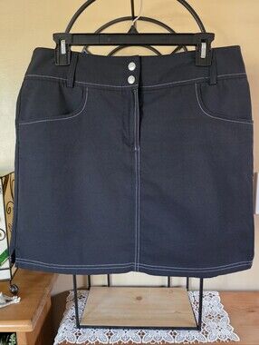 Adidas Womens Black CLIMACOOL Mini Skirt Skort Womens Size 10